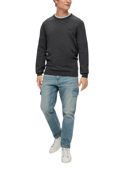 Базовый хлопковый джемпер S.Oliver