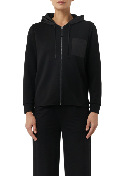 Свитшот на молнии с нагрудным карманом Comma 