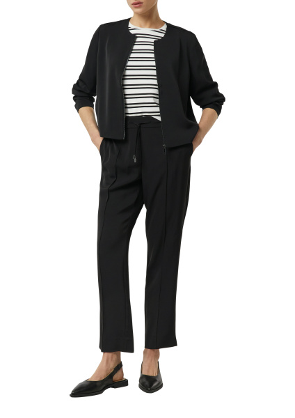 Футболка в полоску из эластичной вискозы Comma