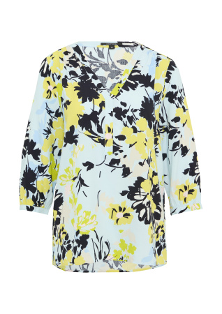 Блузка с принтом и V-вырезом Comma