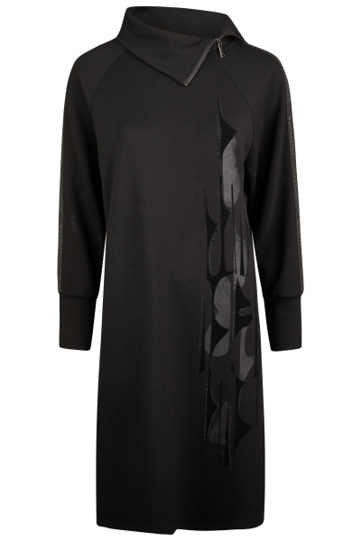 Трикотажное платье с молнией на воротнике Barbara Lebek