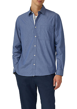 Хлопковая сорочка обычной посадки с нагрудным карманом S.Oliver