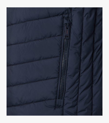 Стеганый жилет темно-синего цвета Casa Moda