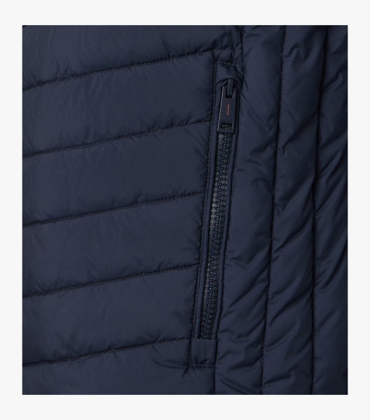 Стеганый жилет темно-синего цвета Casa Moda