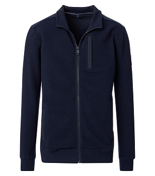 Свитшот на молнии со спортивными элементами  Casa Moda