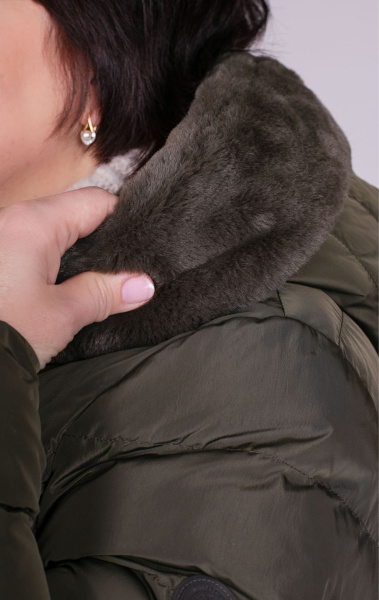 Удлиненная куртка с опушкой Barabara Lebek