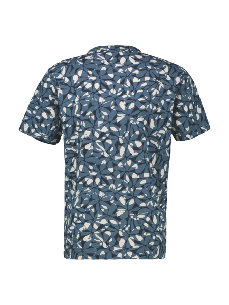 Хлопковая футболка с оригинальным принтом Lerros