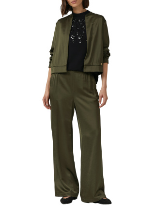 Футболка свободного кроя с аппликацией из блесток S.Oliver