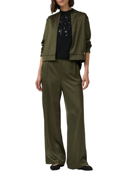 Футболка свободного кроя с аппликацией из блесток S.Oliver