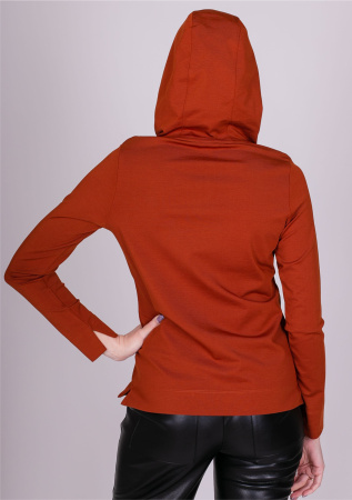 Лонгслив с капюшоном Comma 