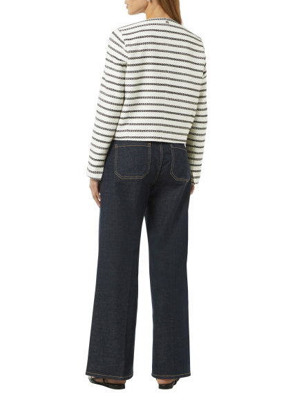 Жакет-букле в тонкую полоску Comma