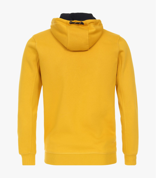 Толстовка на молнии желтая Casa Moda