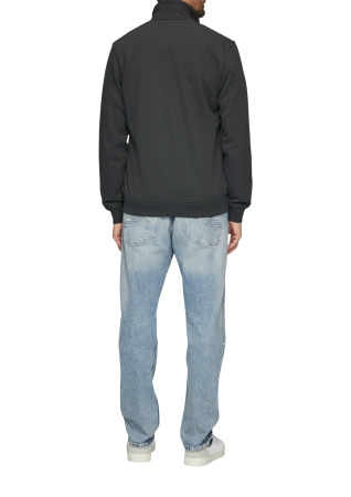 Толстовка на молнии темно-синяя S.Oliver