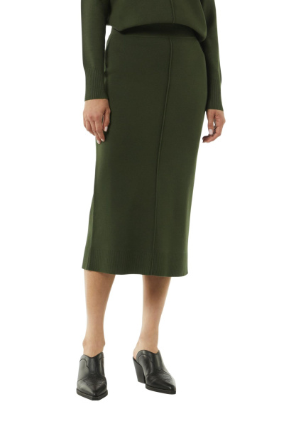 Юбка-миди из плотного трикотажа Comma