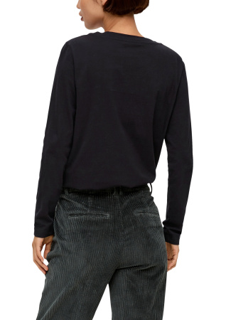 Лонгслив с оригинальной вышивкой S.Oliver