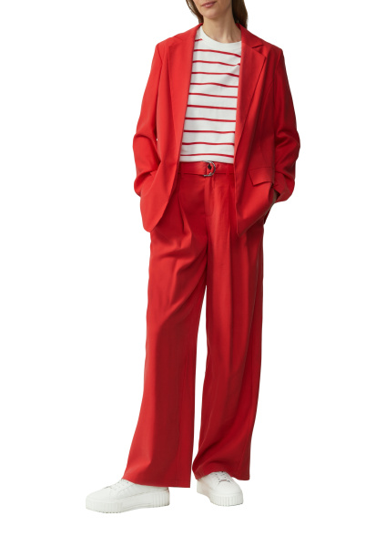 Широкие брюки из вискозной смеси с тканевым поясом S.Oliver 