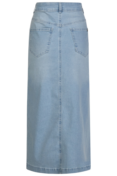 Джинсовая юбка с разрезом спереди Barbara Lebek