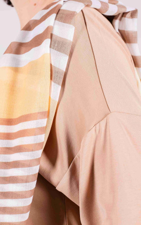 Футболка из комбинированной ткани Via Appia