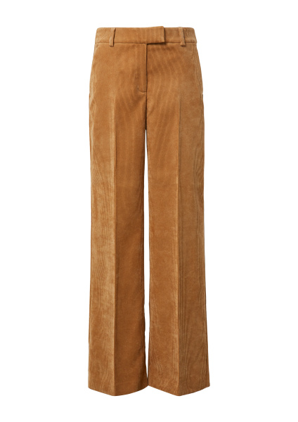 Брюки широкого кроя из тонкого вельвета Comma 