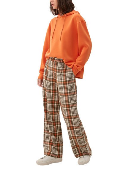 Широкие брюки в клетку S.Oliver