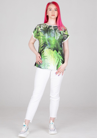 Футболка с полосатой спинкой Via Appia