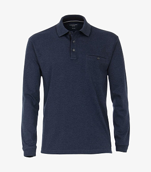 Джемпер-поло синего цвета Casa Moda