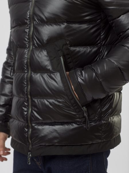 Пуховик черного цвета BJORG Avi