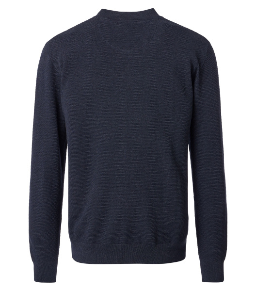 Кардиган на молнии темно-синего цвета Casa Moda