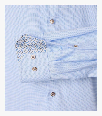 Бизнес-сорочка голубого цвета приталенная modern fit Venti