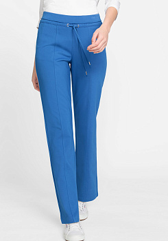 Синие брюки с эластичным поясом Olsen