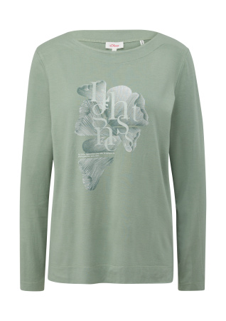 Лонгслив с горловиной бато S.Oliver