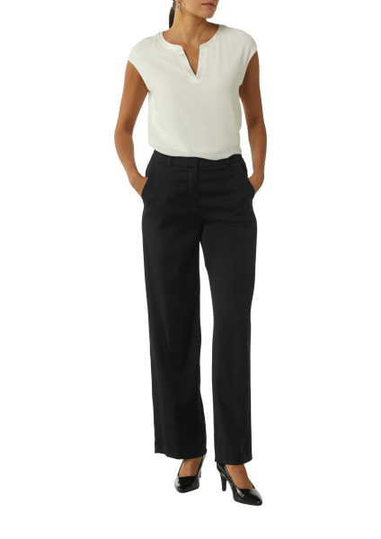 Блузка-топ с атласной отделкой Comma