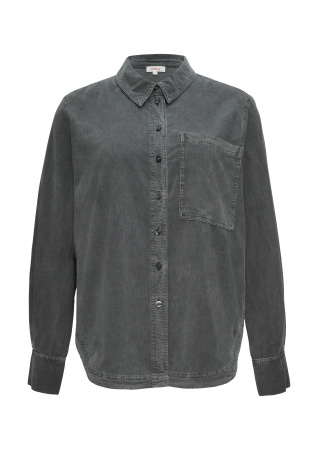 Блуза из микровельвета S.Oliver