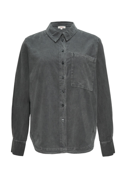 Блуза из микровельвета S.Oliver