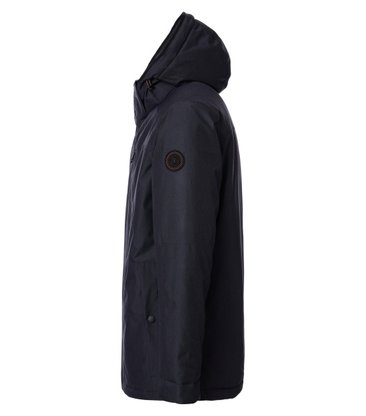 Куртка темно-синего цвета с оптикой денима CasaModa