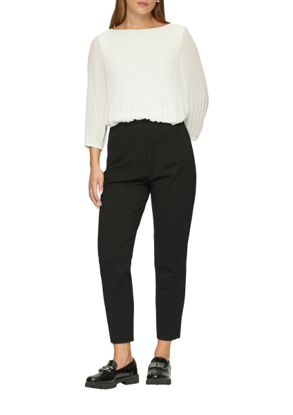 Брюки из плотного джерси с зауженными штанинами S.Oliver