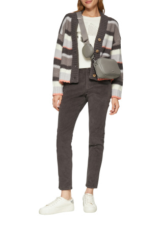 Лонгслив с серебристым принтом S.Oliver