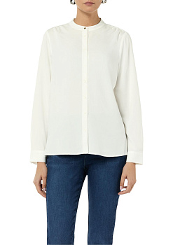 Блуза на пуговицах с длинным рукавом Comma