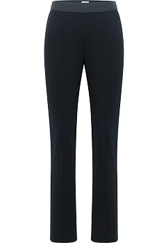 Темно-синие трикотажные брюки с эластичным поясом Barbara Lebek