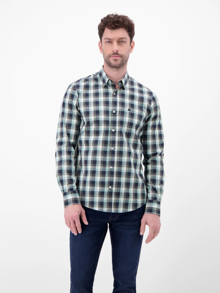 Сорочка в клетку с длинным рукавом Lerros