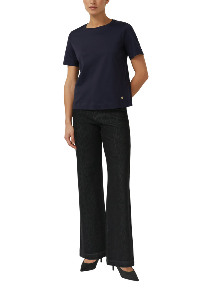 Футболка свободного кроя из мерсеризованного хлопка S.Oliver