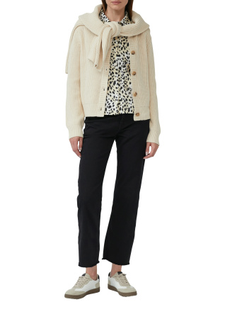 Трикотажная блуза с принтом цвета  S.Oliver