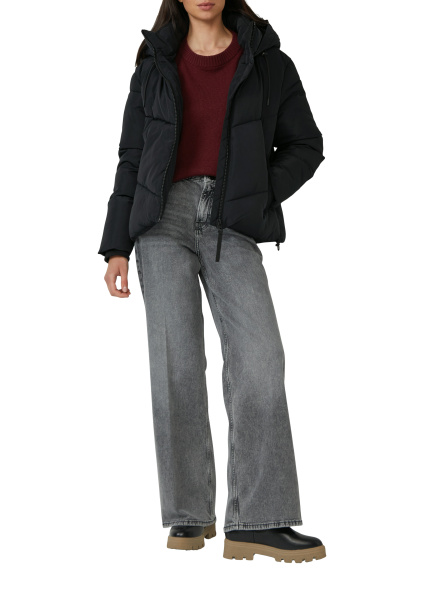 Теплая укороченная куртка с воротником с подкладом из искусственного меха S.Oliver