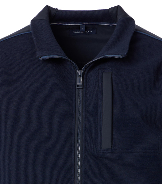 Свитшот на молнии со спортивными элементами  Casa Moda