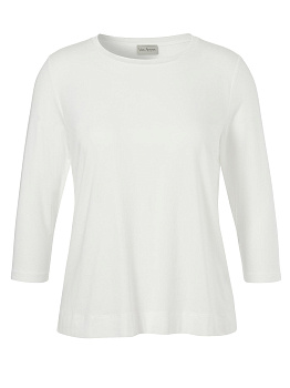 Футболка белого цвета с рукавом 3/4 Via Appia