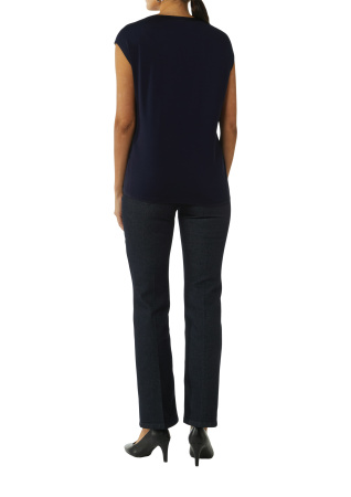 Блузка-топ с атласной отделкой Comma