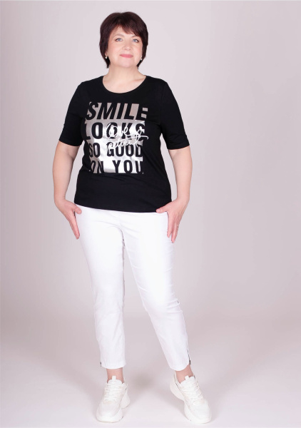 Белые узкие брюки с замочками внизу Via Appia