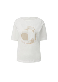 Хлопковая футболка с принтом S.Oliver