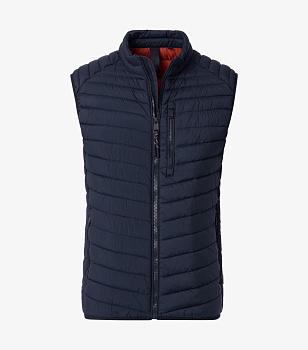 Стеганый жилет темно-синего цвета Casa Moda