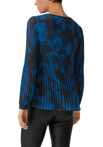 Шифоновая блуза-плиссе Comma